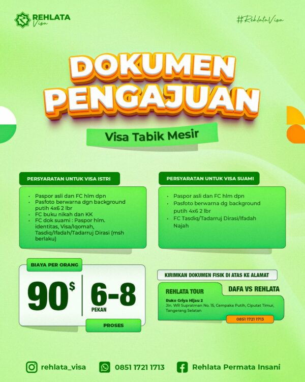 Jasa Pengurusan Visa Tabik Mesir