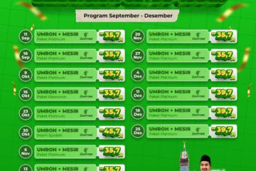 Daftar Harga Paket Umroh Rehlata Tour 2025