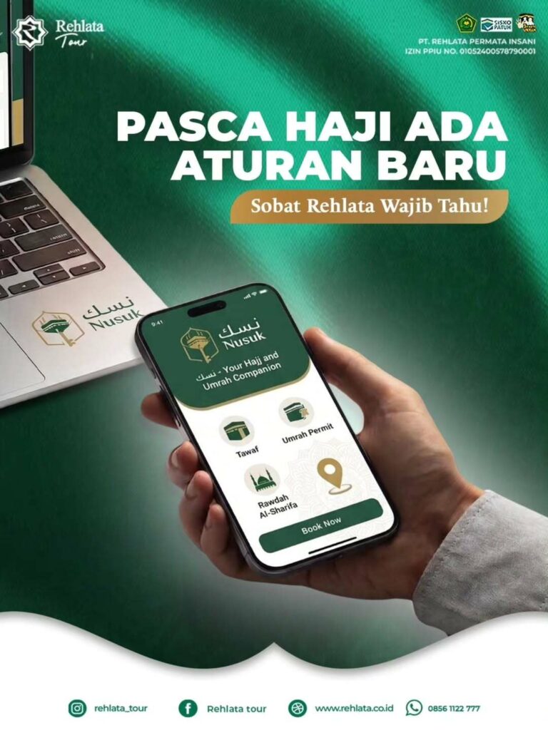 Wajib Tahu! 4 Aturan Baru Jemaah Umroh Pasca-Haji Terkait Sistem dan Aplikasi NUSUK